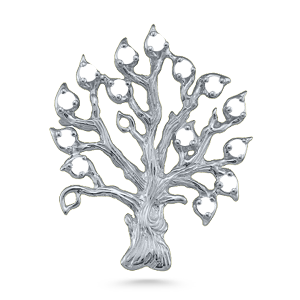 Family on sale tree brooch