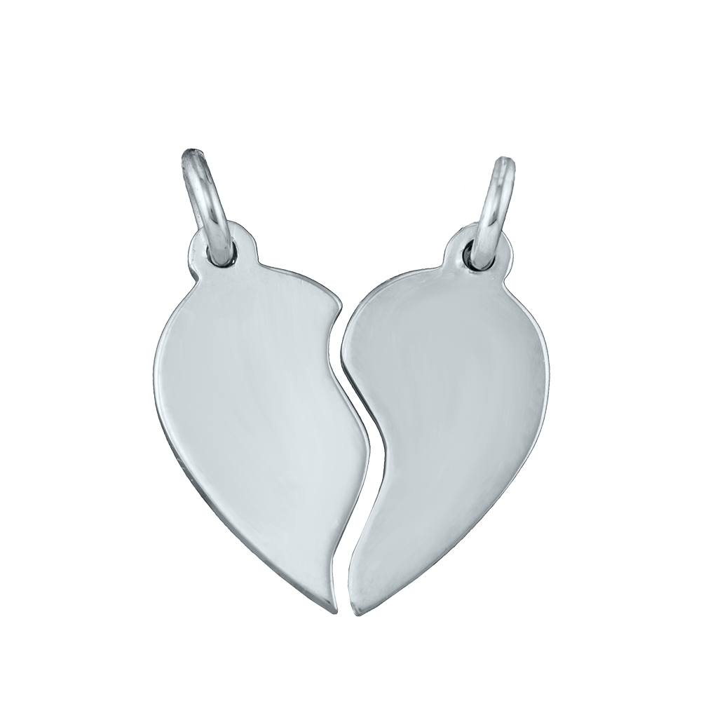 Best Friends or Sisters Broken Heart Pendants (2 Names) | Peoples